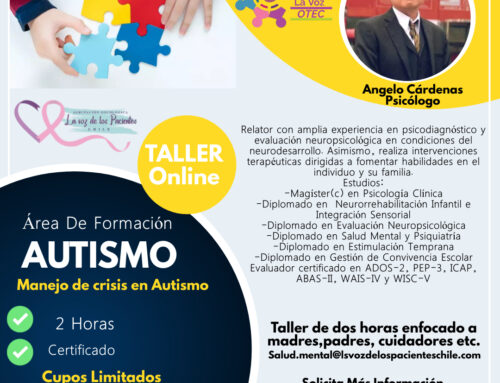 TALLER DE MANEJO DE CRISIS EN AUTISMO